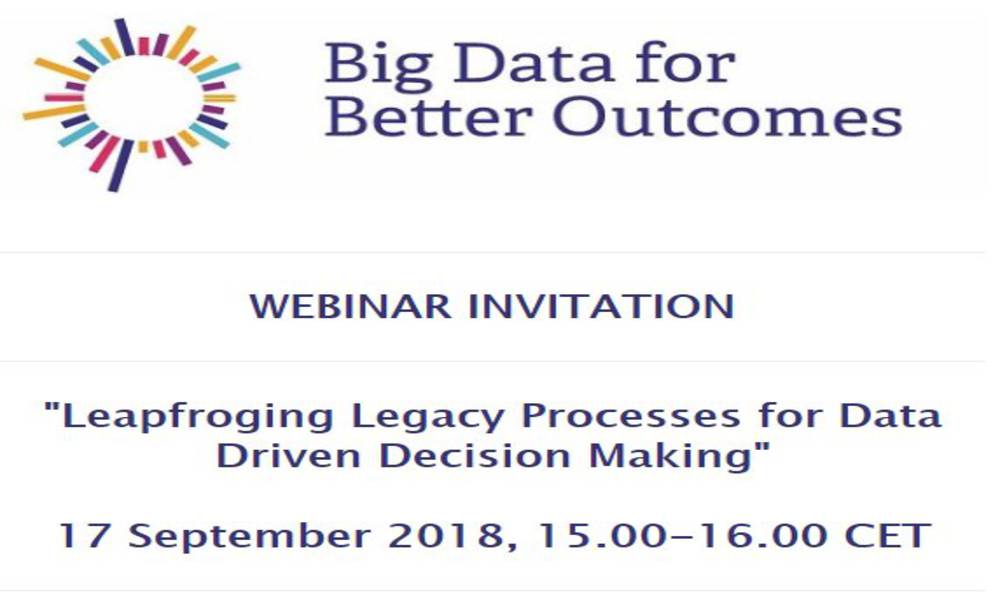 BD4BO webinar Leapfrogging Legacy Processes for Data Driven Decision Making
